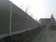 Kontejnerové překladiště Paskov - protihluková stěna