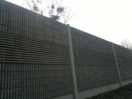 Kontejnerové překladiště Paskov - protihluková stěna