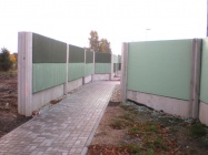 Protihluková stěna Cheb Všebor
